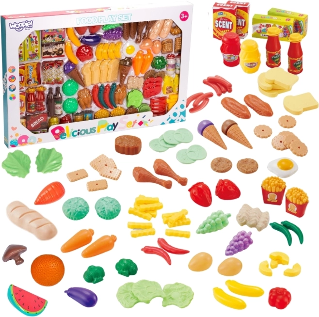 Woopie Kinderen Keukenset Fruit en Groenten 120 stuks