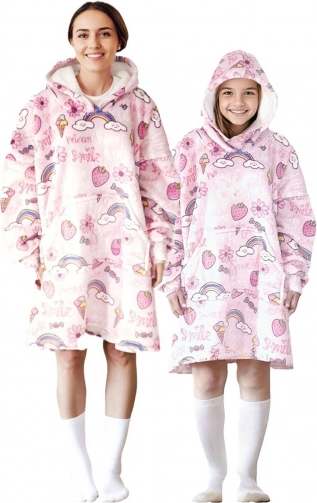 Coupe oversize avec capuche et grande poche