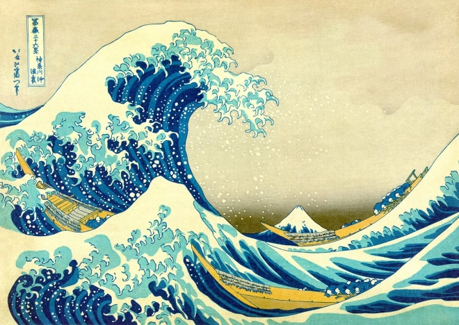 ENJOY puzzel – Katsushika Hokusai: De grote golf bij Kanagawa (1000 stukjes)