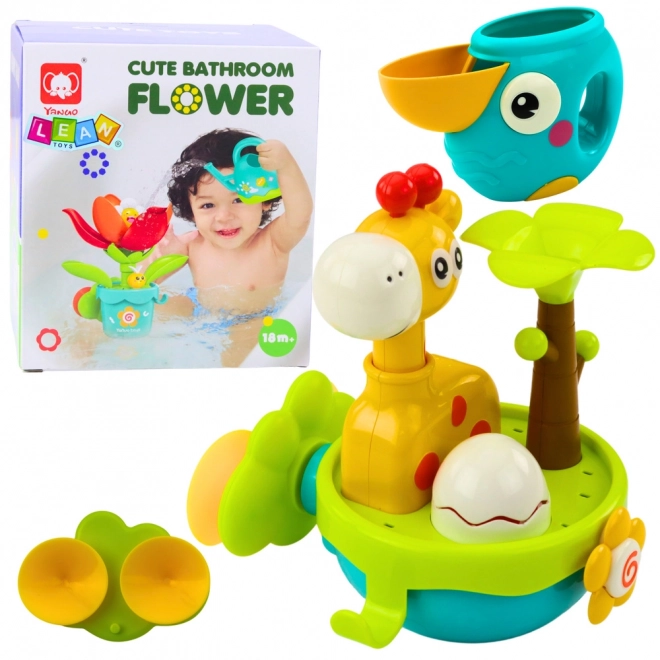 Jouet de bain coloré - Girafe