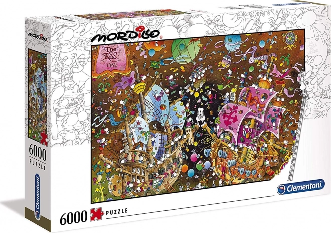 Puzzle 6000 Pieces Mordillo The Kiss