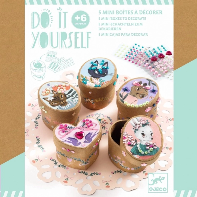 Djeco DIY Mini Jewelry Boxes