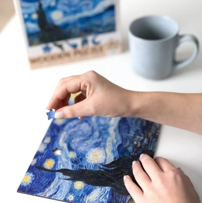 Holzpuzzle Vincent van Gogh - Sternennacht 200 Teile