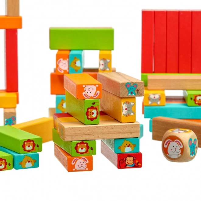Lucy & Leo „Devine qui“ - jeu en bois pour enfants Jenga