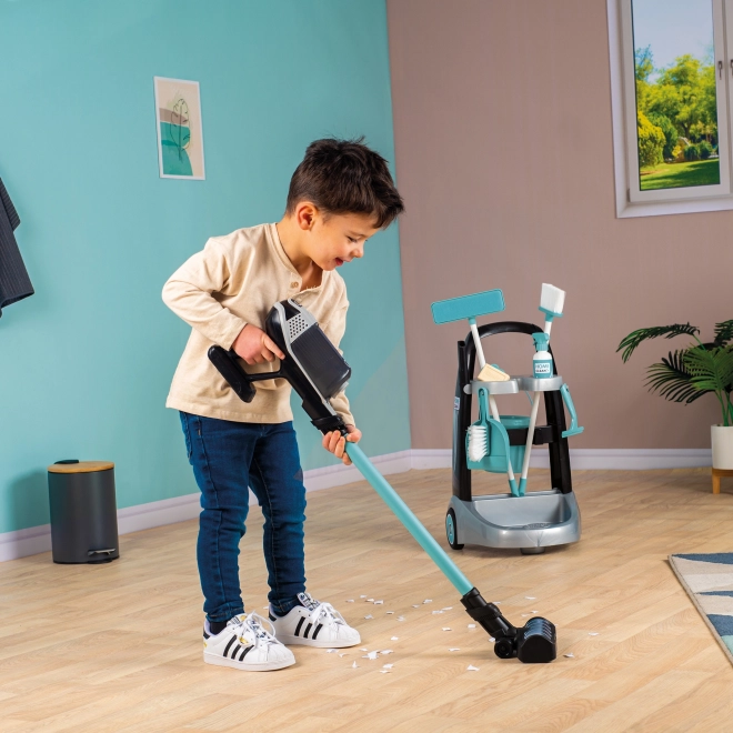 Smoby Rowenta schoonmaakkar met stangstofzuiger