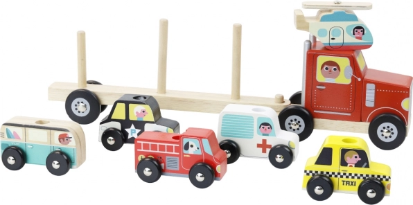 6 colorful vehicles for endless loading fun