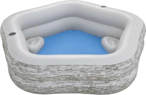 Piscine gonflable pour enfants de jardin 213x206x53 cm Bestway