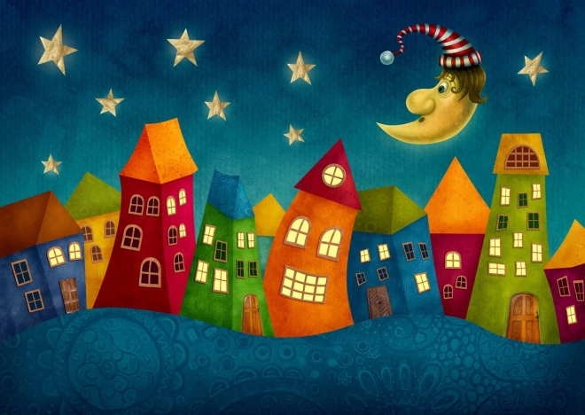 ENJOY puzzle maisons colorées – 1000 pièces