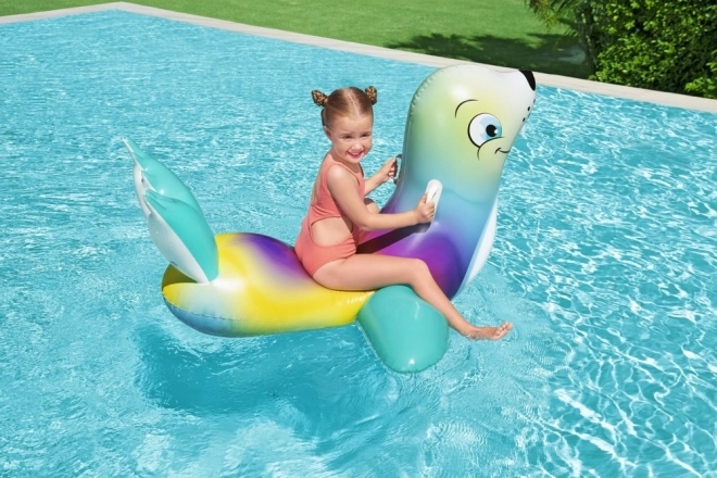 Bestway drijvende gekleurde zeehond voor kinderen