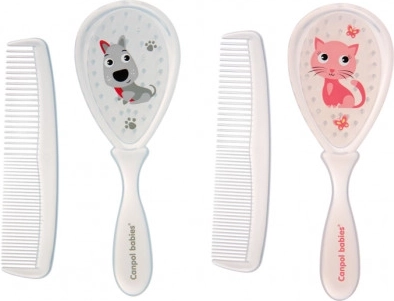 Canpol babies Kam en borstel CUTE ANIMALS