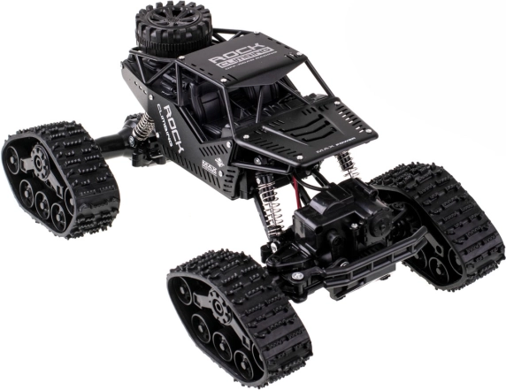 Voiture RC Rock Crawler 4x4 LHC012 tout-terrain 2-en-1 – noir