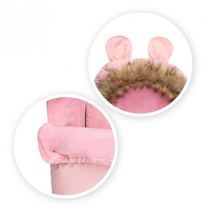 Wintervoetenzak MoMi roze