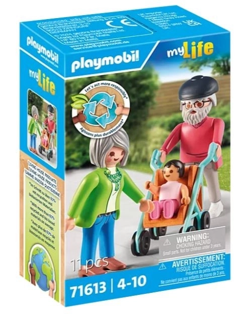 PLAYMOBIL Figures My Life Grandparents with Grandchild