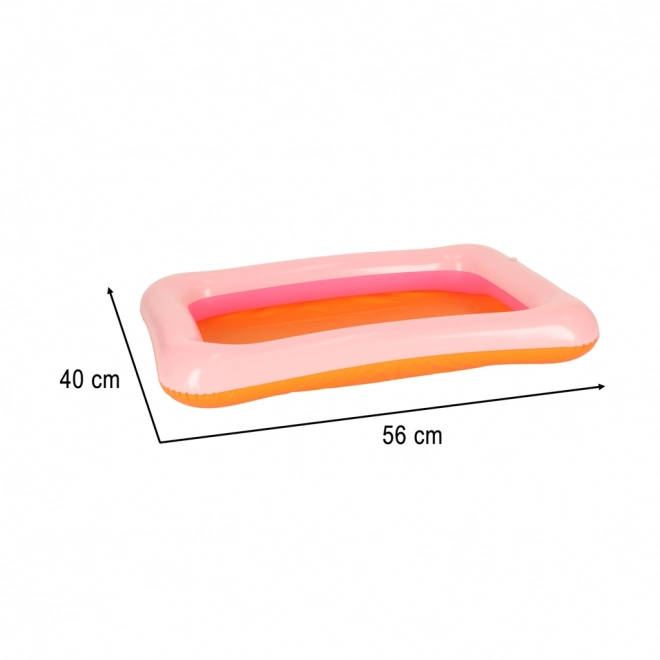 Kinetisch zand beige 1 kg met vormpjes – Roze