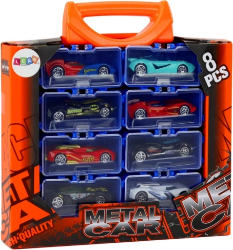 8 Metall-Miniautos für endlose Rennen