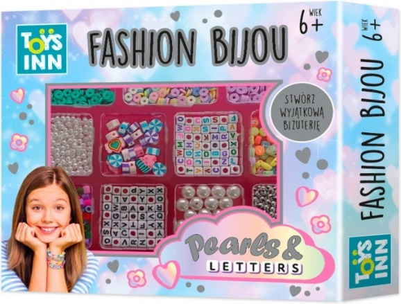 Creatieve kralenset Pearl & Letters voor het maken van sieraden