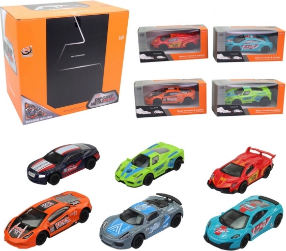 Metal cars with reverse drive