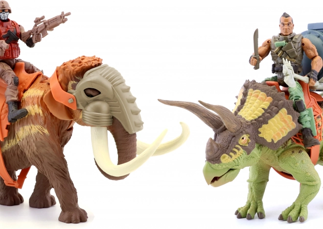 Primal Clash Dinosaurier Reiter 25cm