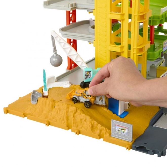 Matchbox Constructiezone met lichten en geluiden