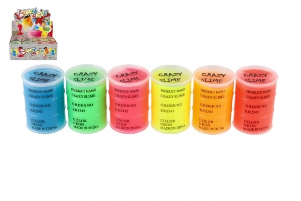 Slijm - massa 80g neon 8x5,5cm verschillende kleuren