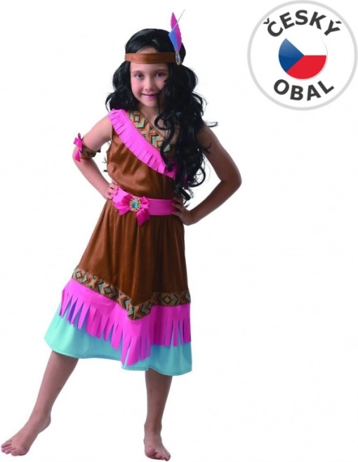 Carnavalskostuum Indiaantje voor meisjes 130 - 140 cm
