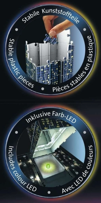 RAVENSBURGER Lichtgevend 3D-puzzel Nachteditie Empire State Building 216 stukjes