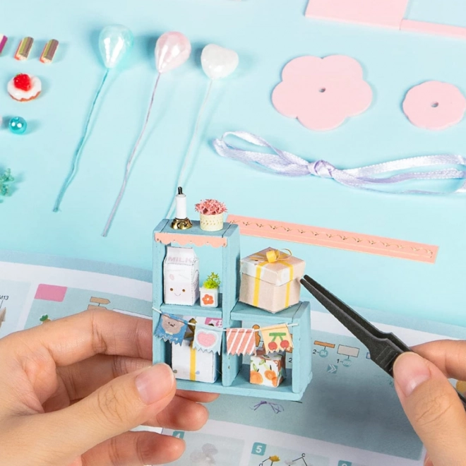 Feestje Vakantieoord - Doe-het-zelf miniatuur poppenhuis