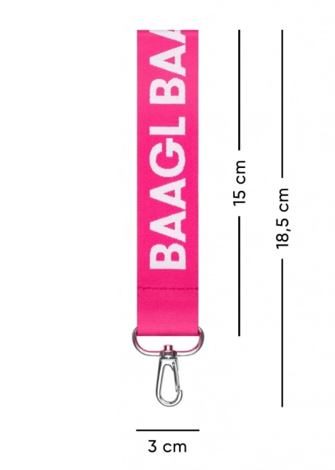 Roze sleutelhanger