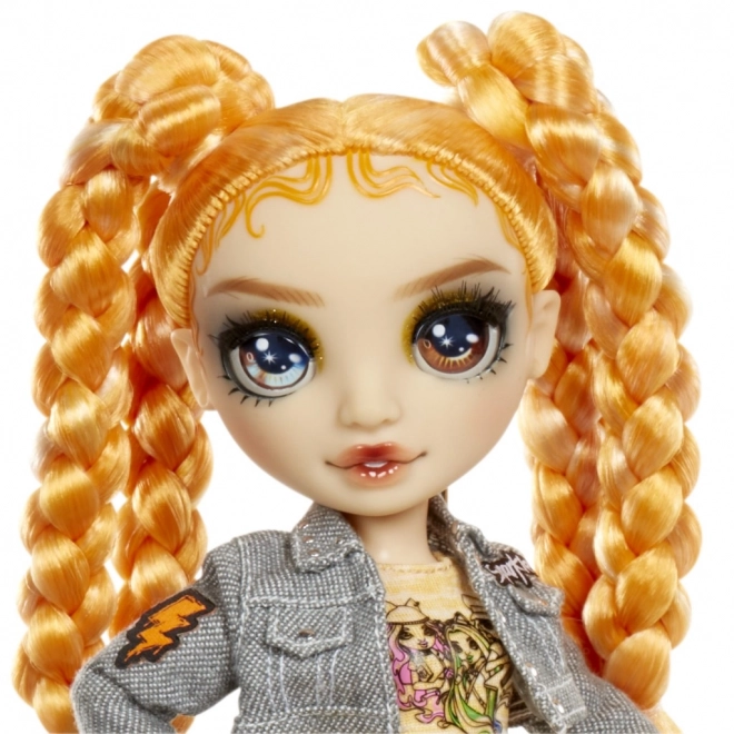 Rainbow High Glitter & Shine Modepop - Clementine (Oranje)