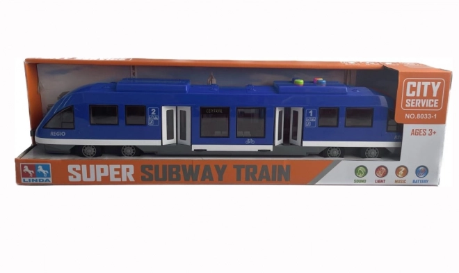 Interaktive Metro mit Lichteffekten