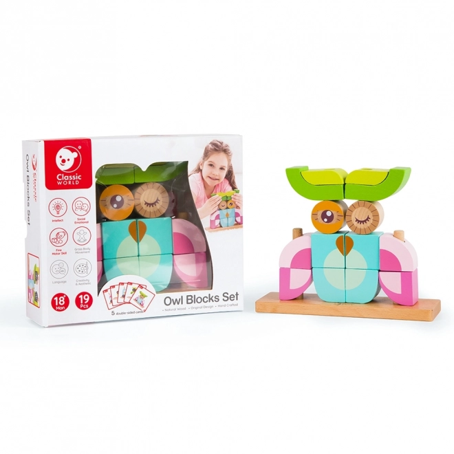 Houten puzzel - Uil