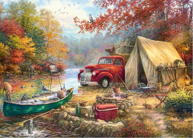 Puzzle CHERRY PAZZI Deel de vrije natuur 1000 stukjes