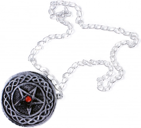 Gotische ketting met pentagram