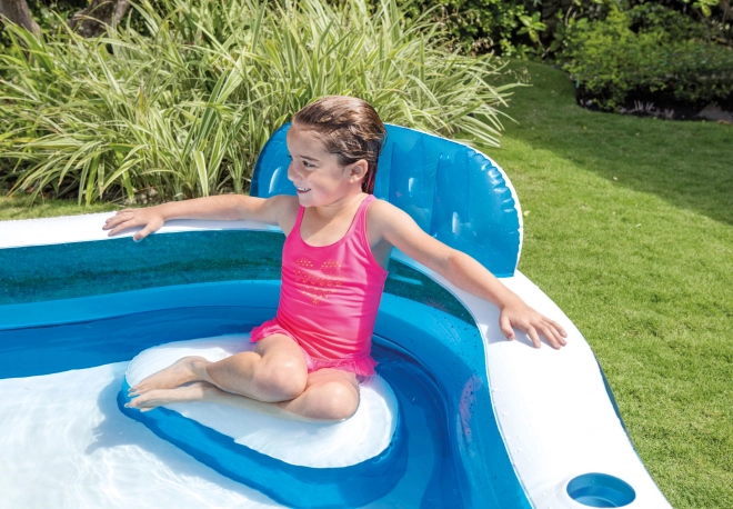 Piscine gonflable avec dossiers