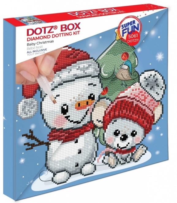 Diamond Dotz Set Child at Christmas