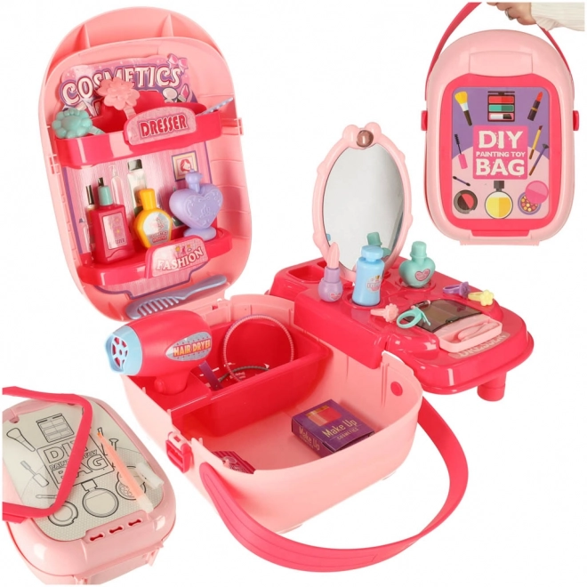 Kinder cosmetica koffertje - 37 stuks accessoires