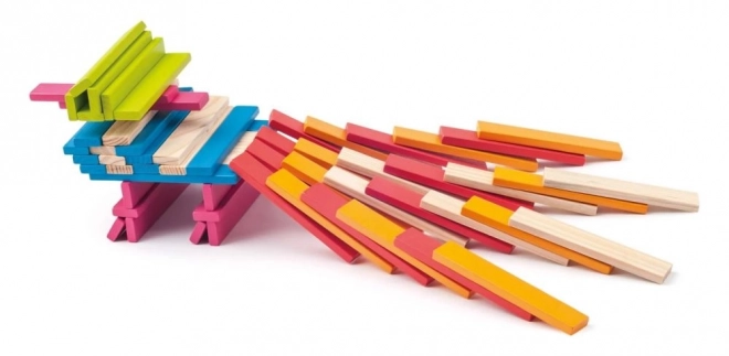 Houten blokken - plankjes 200 stuks