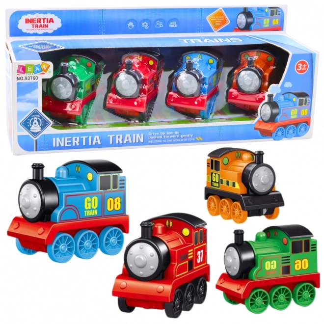 Set locomotieven met aandrijving 4 stuks