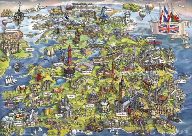 Puzzle GIBSONS Belle-Bretagne 1000 pièces