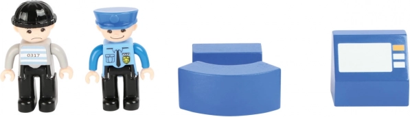 Houten politiebureau Small Foot met accessoires
