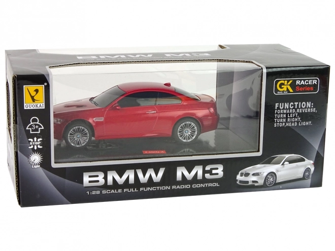 Ferngesteuertes Auto BMW M3 Rot 1:28