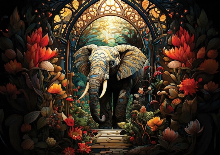 Puzzle Flower Guardian 1000 pieces ART PUZZLE