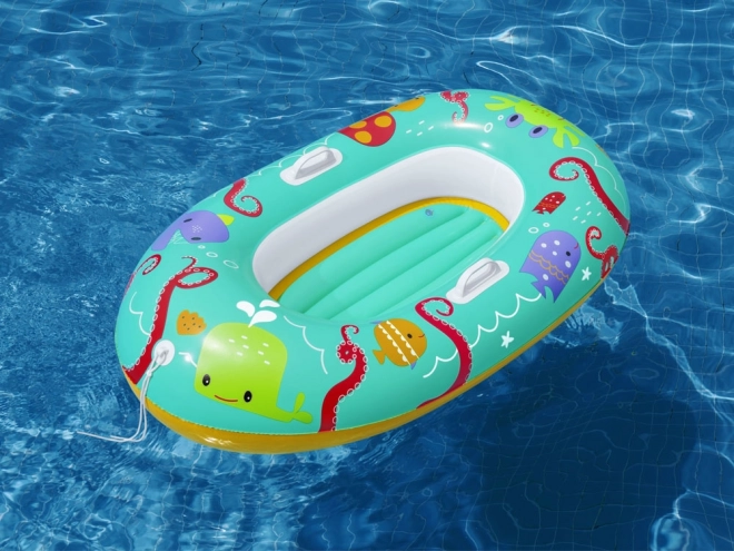 Bestway opblaasboot voor kinderen met zeediermotieven
