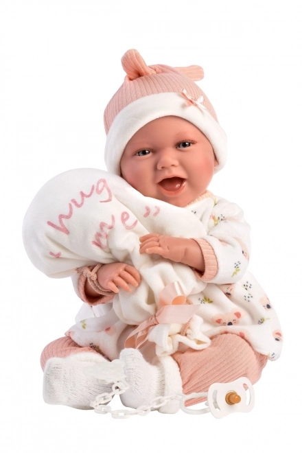 Realistische baby pop met geluiden