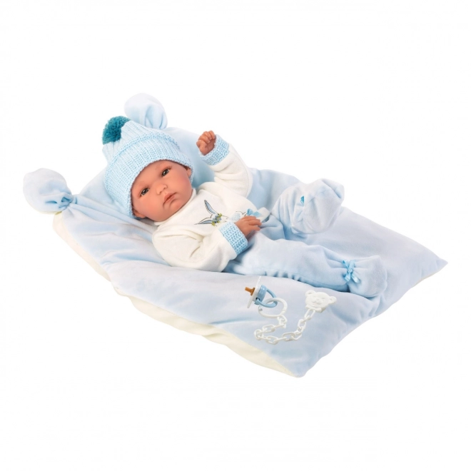 Llorens New Born jongetje op doek 35 cm