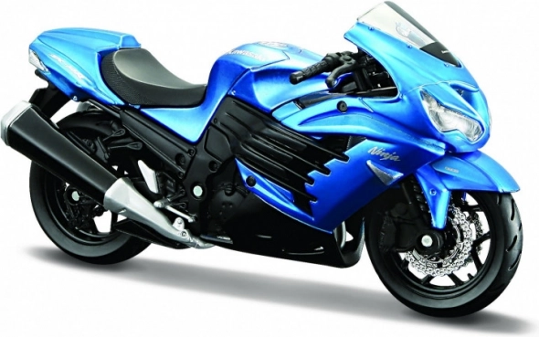 Moto Kawasaki Ninja ZX-14R avec socle