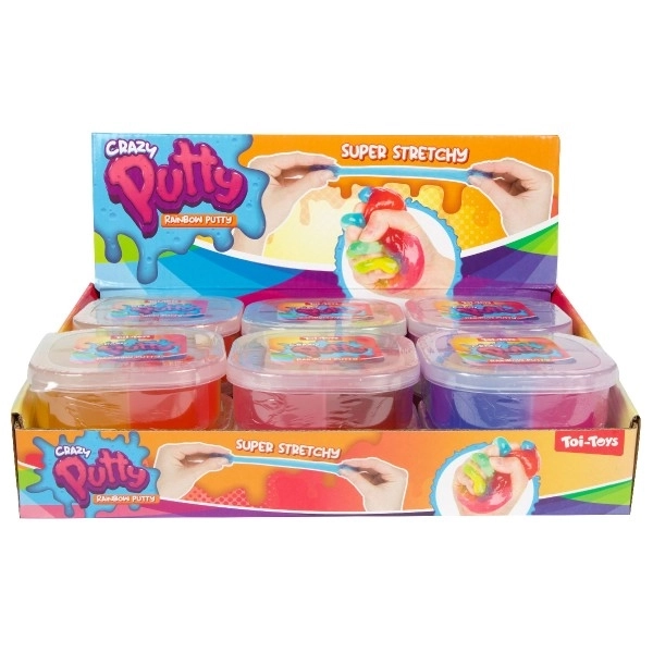 Regenboog slijm in doosje