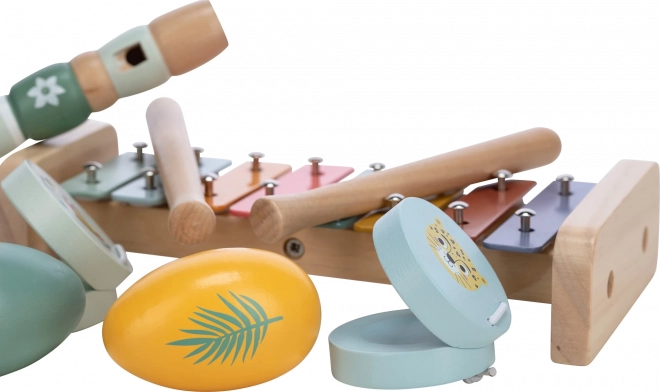 Set van kindermuziekinstrumenten