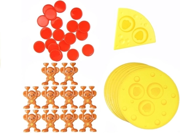 Kleurrijke spelonderdelen voor een aantrekkelijk spel