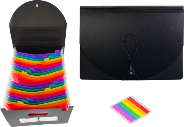 Divider Folder with Colored Tabs A4 Documents